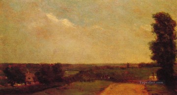 constable watercolour Painting - View towards Dedham Romantic John Constable